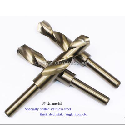 China Metal Drilling BWIN OEM Manufacture M35 HSS Co 1/2 Shank Twist Drill Bit For Steel And Copper Drilling for sale