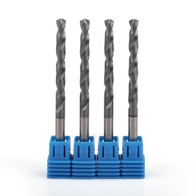 China Metal Drilling BWIN OEM Manufacture High Hardness 5D Tungsten Carbide Drill Bit With Coolant for sale