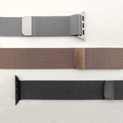 China Comfortable Strap for Apple Watch Band 44mm 45mm 40mm 41mm 38mm 4 5 6 Se 7 Series 3 Magnetic 42mm 3 Apple Watch Band Buckle Stainless Steel Belt Strap for sale