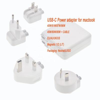 China Musafe 1/2 (L/T) 96W USB-C Power Adapter For Macbook 1/2 T/L Adsorption Cable Magnetic 3 Musafe Fast Charger For Macbook PD 14 Head 45W/60W/85 for sale