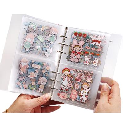 China Reusable PVC Sticker Scrapbook Planner Sticker Album Storage Pockets Photo Album for sale