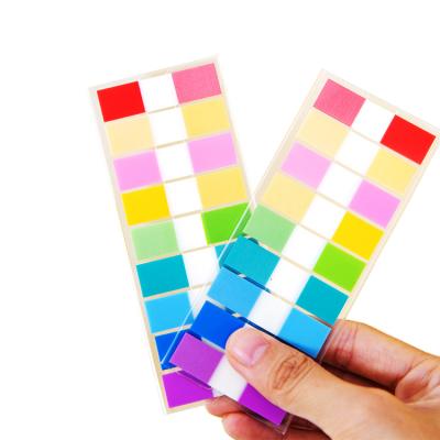 China Colorful China PET Page Flags Arrow Shaped Transparent Sticky Notes Page Flags Vellum Page Flag for sale