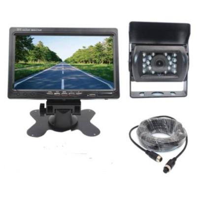 China Waterproof 7 Inch Wired Truck Rearview System With Reverse Night Vision Truck Camera for sale