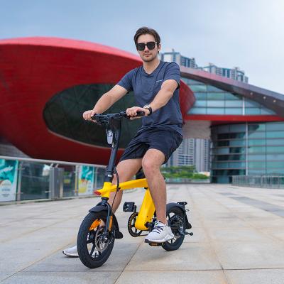 China 2020 Aluminum Alloy The Latest 250W 14 Inch 55KM Range Bike Adult Detachable Foldable Electric Bicycle for sale