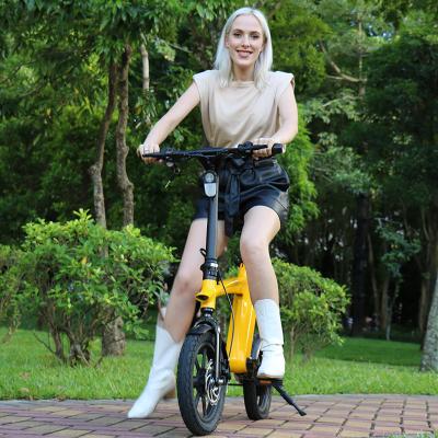 China Common Type Adult Electric Vehicle Riding Foldable Bike Battery E Bike Demountable Wholesale Bicicleta Electrica Max Range 45-55 Kilometer for sale