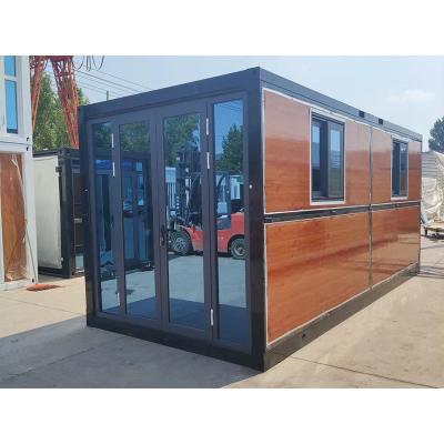 China Modern 20ft Prefab Movable Homes Expandable Australia Container House Container House Beach Tourism Camping House Project for sale