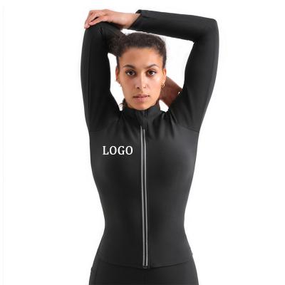 China Hot Sweated Fitness Sauna Jacket Sweatshirt Bodyshaper Waist Trainer For Women for sale