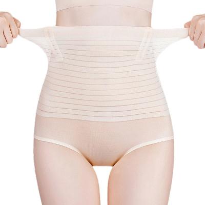 China Factory Price Breathable Ice Mesh Buttocks Body High Waist Waist Abdomen Silk Thin Pants for sale