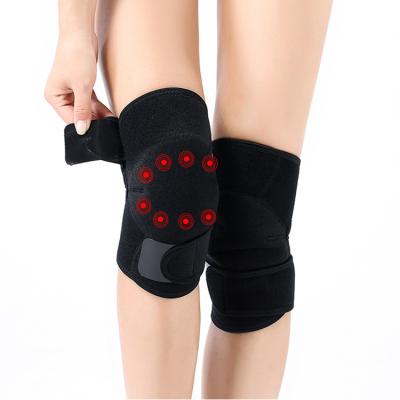 China Adjustable Elasticity Knee Pads Therapy Kneepad Pain Relief Arthritis Brace Support Patella Support Patella Breathable Magnetic Knee Sleeves Pads for sale