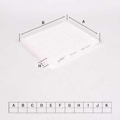 China Wholesale High Efficiency Cabin Filter 88568-52010 Auto Air Conditioner Filter For Auto Parts for sale