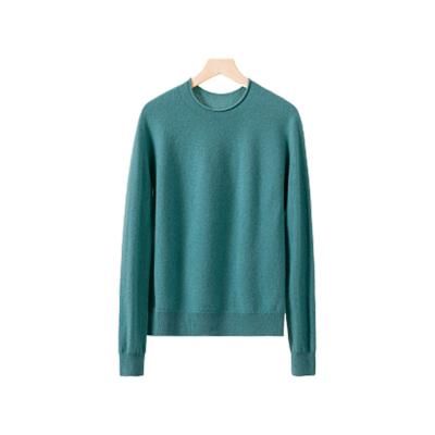 China Anti-Wrinkle Long-Waist Crewneck Sweater/Dark Green Sweater/Women's Sweater Customized/Custom Made for sale