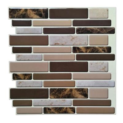 China New design home design waterproof mosaic bathroom 3D wall marble tile, 3d tile backsplash for sale