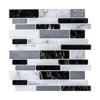 China China factory supply 3d peel and stick backsplash wall stickers simple and easy stripping indoor fireproof tile for sale