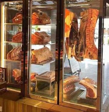 China Single-temperature Tomahawk Steak Ager Dry Beef Sausage Dry Aging Display Refrigerator for sale