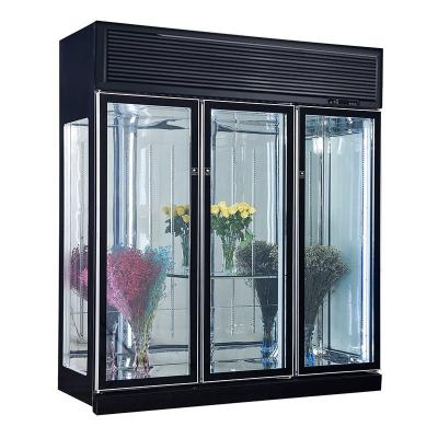 China High Quality Stainless Steel Refrigerator Single-temperature Display Stainless Steel Flower Fresh Preservation for sale