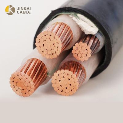 China High Quality Construction XLPE Circular Stranded Copper Conductor Steel Tape Underground Armored Power Cable for sale