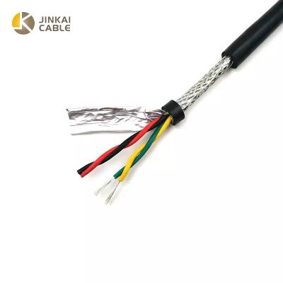 China Connecting and Control Wires RVVPS 0.75 Cord 1.5 Mm2 Multicore Twisted Pair Shielded Wire Signal Control Cable for sale