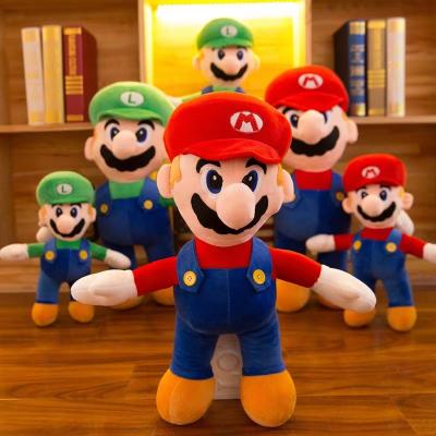 China New Super Cute Bros Stuffed Animal Toy Kids Children Birthday Christmas Christmas Gift Dolls Toy Mario Doll Toy Soft Stuffed Fun for sale