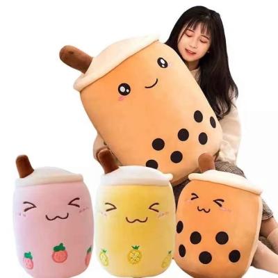 China Cute Fun Wholesale Chinane Milk Tea Cup Plush Toy Boba Milk Tea Plush Toy 25cm Bubble Milk Tea Plush Toy for sale