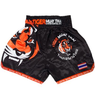 China Wholesale Custom Muttahida Majlis-e-Amal Shorts Muay Thai Tiger Breathable Printing Short Workout Fight Boxing Sports Wear for sale