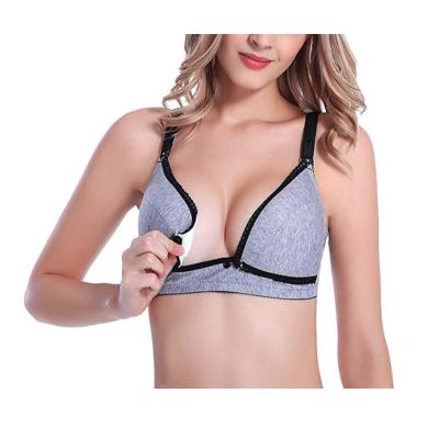 China Factory Sale Best Price Antibacterial Front Open Pregnant Women Breastfeeding Maternity Nursing Bra for sale