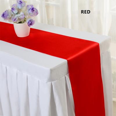 China Special Wedding Modern And Simple Wedding Runner Table Festival Hotel Modern Red Pure Color for sale