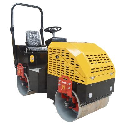 China Road Bridge Engineering Concrete Pavement Ride-on Mini Road Roller Smooth Drum Roller Double Drum Asphalt Roller for sale