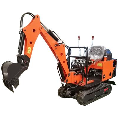 China TW08 0.8 Ton Mini Small Excavator Hydraulic Mini Crawler Micro Excavator China Digger For Garden for sale