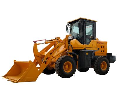 China China Contruction Earthmoving Construction Machinery 2 Ton Mini Wheel Loader Front End Loader With V Snow Blade for sale