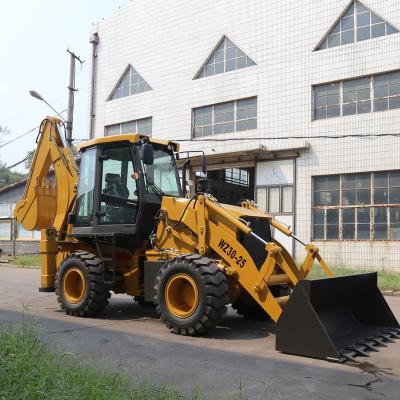 China Construction Material Stores Chinese Qingzhou WZ30-25 Cheap Wheel Backhoe Loader For 2.5 Ton Loading Weight for sale