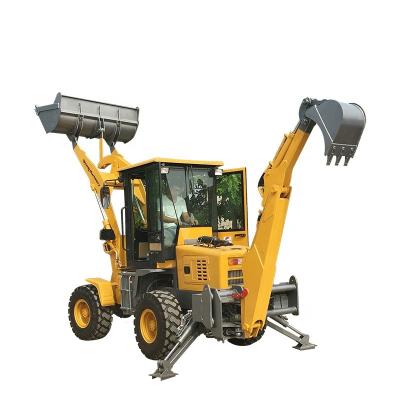 China Machinery Mini Excavator Towable Mini Backhoe Excavator 4x4 Backhoe Earth Moving Loader For Sale for sale