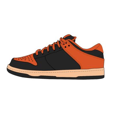 China Fashion Trend NO MOQ Custom Manufacturer Genuine Leather Zapatillas Dunks Sneaker Customized Low Sb High Mens Basketball Shoes for sale