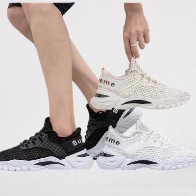 China Wholesale 2022 Fashion Trend New Arrival Hot Season Walking Style Men's Factory Cool Casual Shoes Summer New Arrival Mesh Hole Breathable Sport Shoes for sale