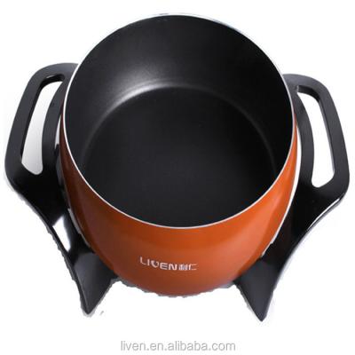 China 1500W Liven Non-Stick Outdoor Electric Fondue Cooking Pot for sale