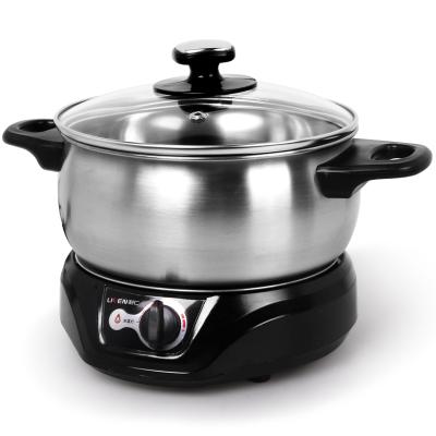 China Heating Stainless Steel Divided HG-200F Shabu Shabu Pot for sale