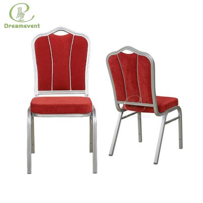 China Wholesale Gold Aluminum Hotel Comfortable Luxury High Leisure Banquet Modern Dining Baroque Chair for sale