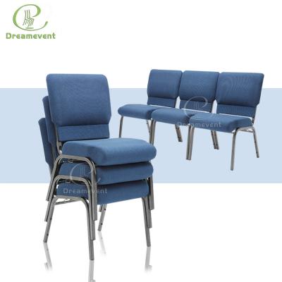 China Factory Supply Modern Foshan Metal Coupling High Quality Customized Used Church Chair For Auditorium for sale