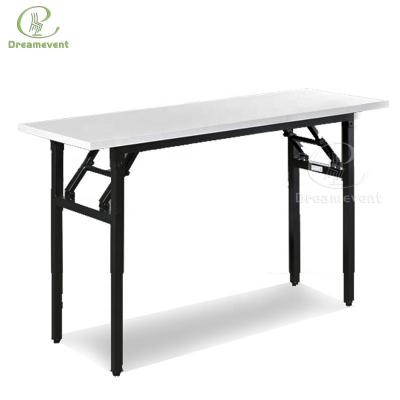 China Wholesale Factory Wedding Event Solid Wood Folding Restaurant Banquet Table Collapsible for sale