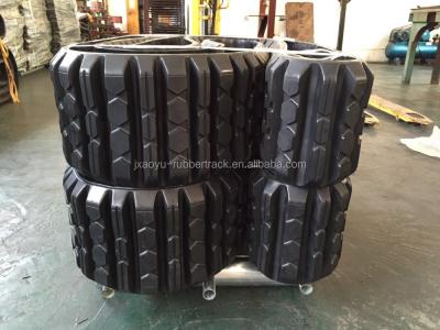 China 280*101.6*37 rubber hook/Kevlar/steel wire rope/nylon rubber tracks,asv rc30/pt30 rubber track for sale