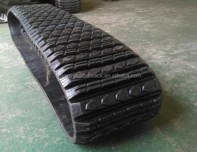 China Terex PT50/60 rubber loader track made of natural/synthetic rubber rubber, ASV PT50/60 rubber loader track for sale