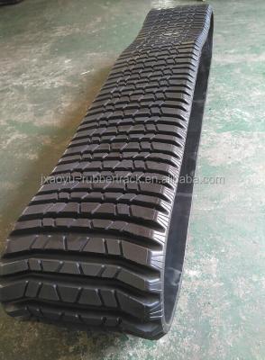 China Natural Rubber / Synthetic Rubber Rubber Track For ASV RC100 Rubber Track, Terex RC100, Bridgestone Rubber Track for sale