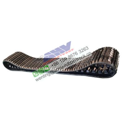 China CAT 287 CAT287B Machinery Repair Shops 18x4x50 Rubber Skid Steer Loader Rubber Track Tracks For Posi Track Loader for sale