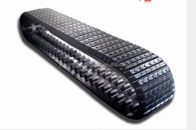 China Natural Rubber / Synthetic Rubber Terex Rubber Track, ASV Rubber Crawler Track, China Rubber Track for sale