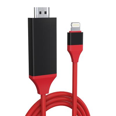 China Mobile phone HD adapter cable mobile phone to HD the same screen cable for apple phone plug and play for sale