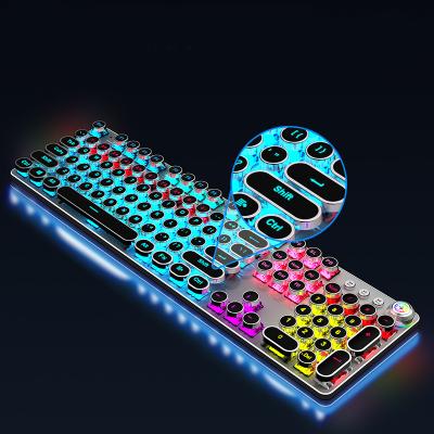 China High Quality Professional Plug and Play Led Wired 104 Key Backlit Mechanical Gaming Keyboard Laptop Waterproof for sale