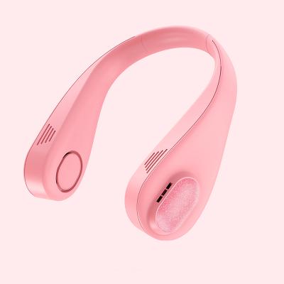 China 2021 Summer Hot Selling USB Mini Portable Bladeless Fan Portable Neck Hanging Fan for sale