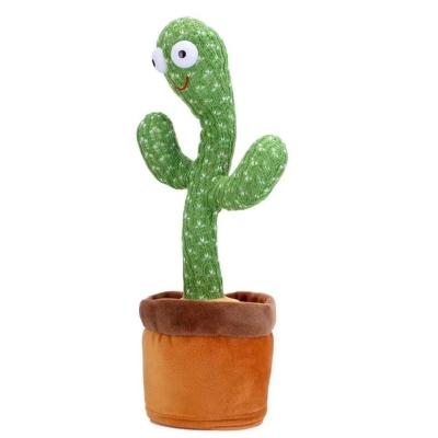 China Cartoon A cactus dancing toy with a talking doll for sale