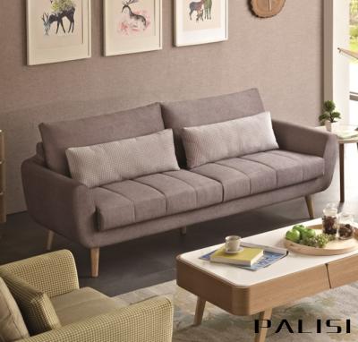 China Wholesale Nordic Style Removable Cover Apartment Furniture 3 Seat Couch Sofa Living Room Love Seat Furniture Color Customized Sitting for sale