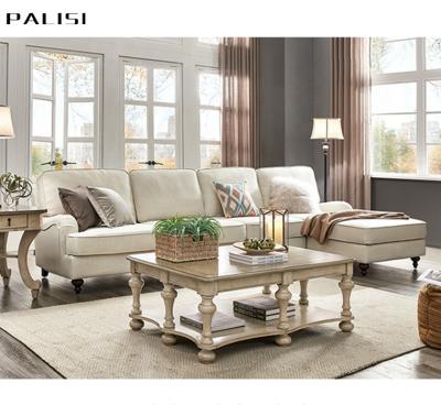 China Removable Hot Sale Cover Design Classic American Country Corner L Shape Chesterfield Sofa Set for sale