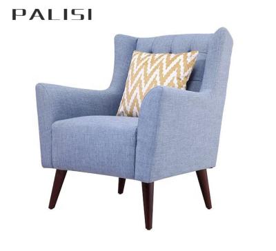 China Modern Single Seat Armchair Sofa Chair Upholstery Leisure Lounge Bedroom Contemporary HOT SALE Style Fabric Living Room Furniture for sale